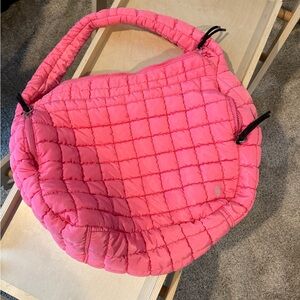 Free People Movement Quilted Carey all Pink Women's Bag